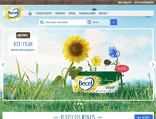 Tablet Screenshot of becel.de
